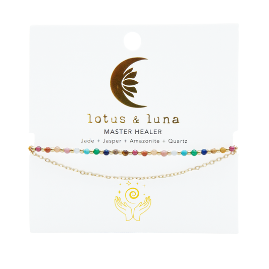 Master Healer Healing 2mm Bracelet (Gold)