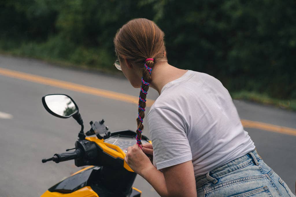 Rip Tie Tangle Free Hair Tie - Sunset: Regular