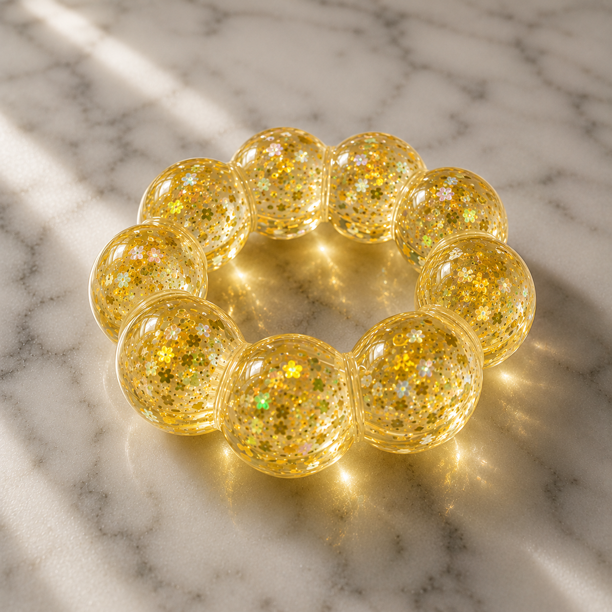 Feelzies™ Original Squishy Bracelet: Bubblegum Glow