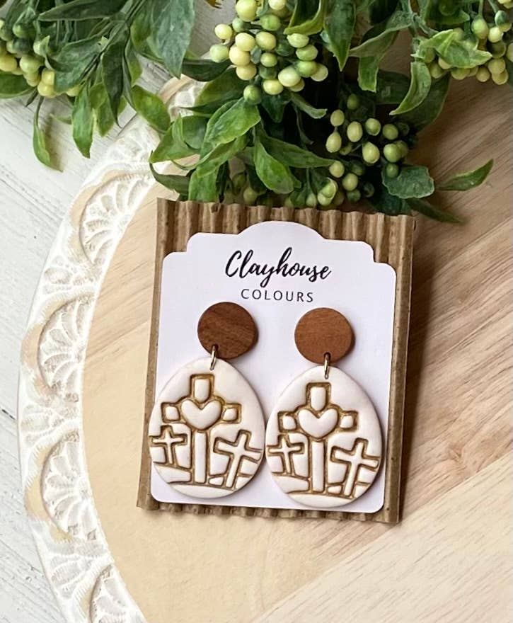 Religious Earrings : Jesus