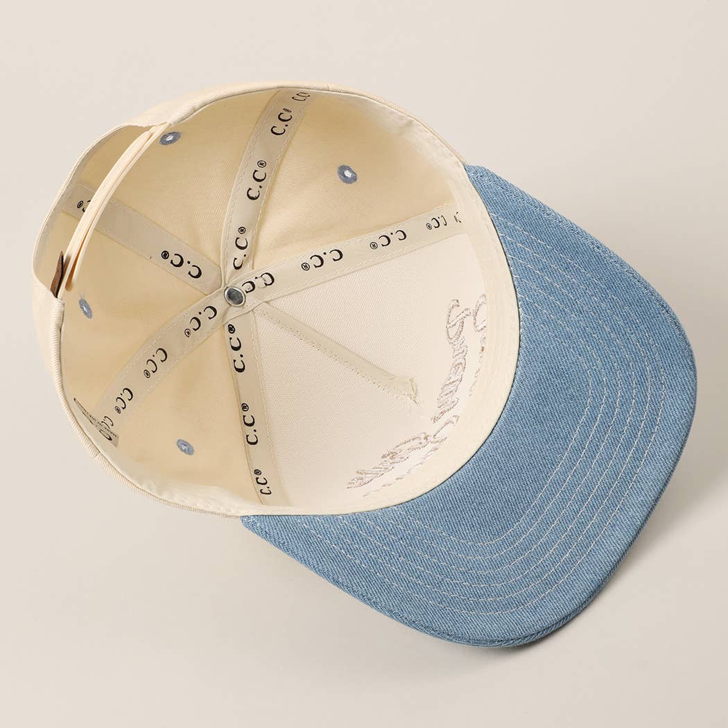 Pretty Girls Love Jesus Embroidery Trucker Hat: LT PINK / ONE SIZE