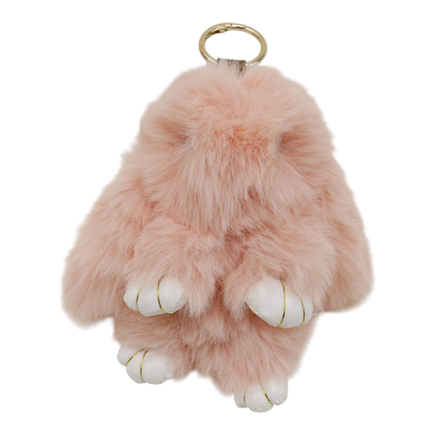 Cut Rabbit Pom Pom Key Chain KC0225-5. (3PC): LAVENDER