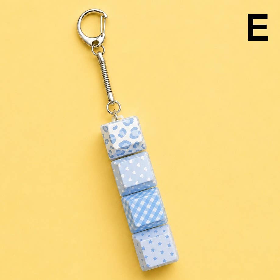 Printed Keyboard Fidget Stress Relief Keychain | 40KC205: A