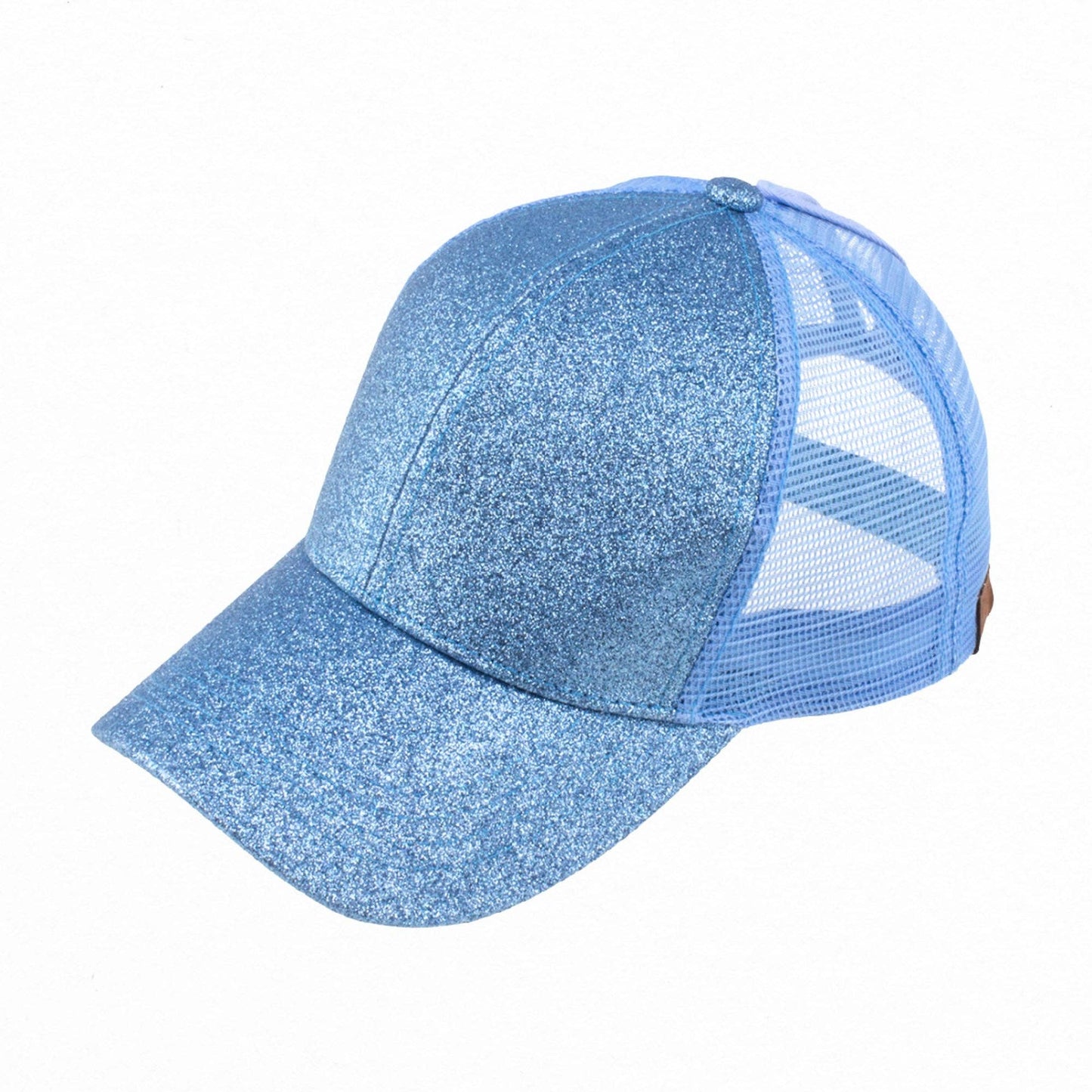 CC Kids Glitter Pony Caps ( KIDS BT-6 ): Rose Gold / C.C KIDS ® Tag || Fits Size 1T - 4T || (Head Circumference 17" - 20”)
