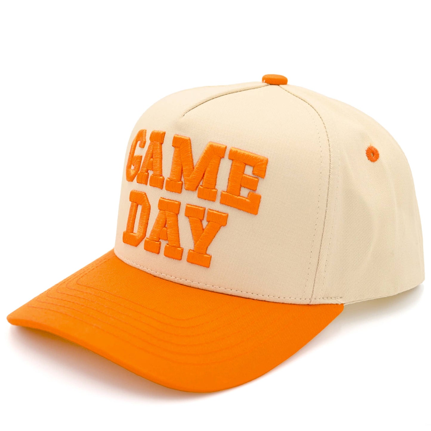 C.C GAME DAY Embroidered Cotton Baseball Cap: Dark Green