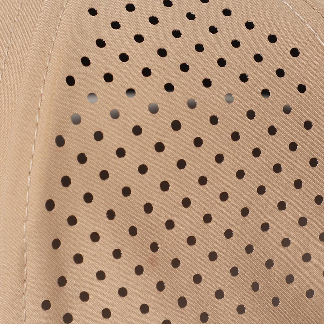 AMERICA Embroidered Premium Materials Trucker Hat: SAND / One Size