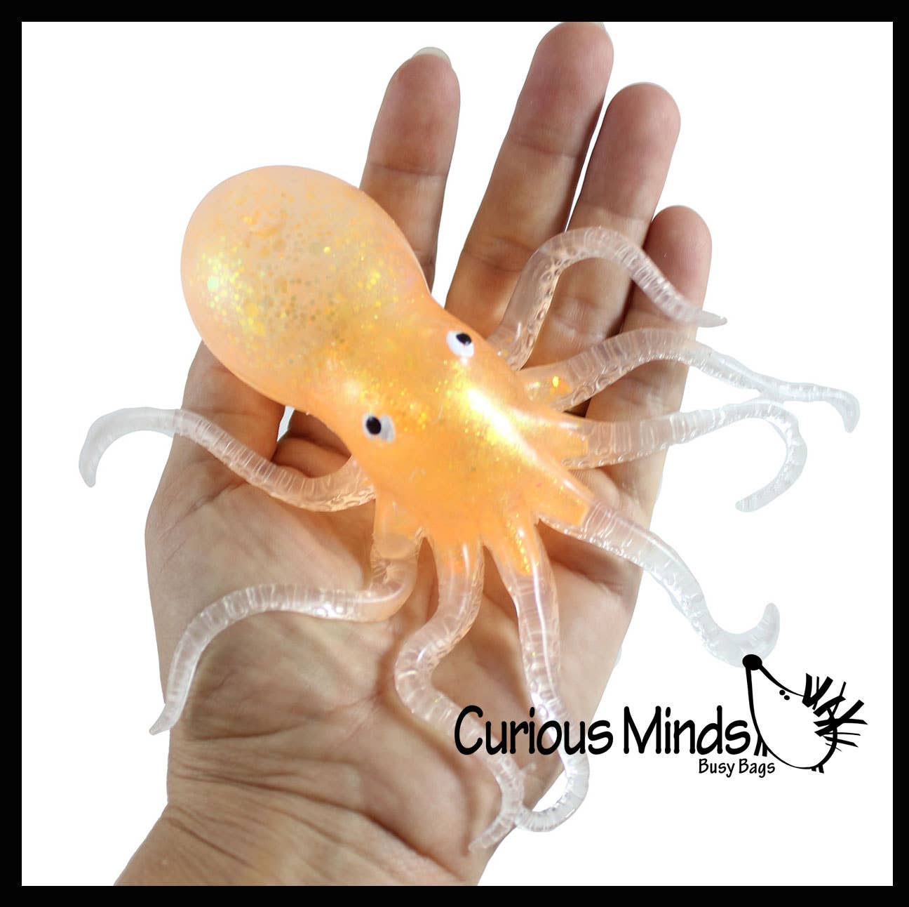 1 Gooey Gel Filled Octopus Fidget Stress Toy - Soft Squishy