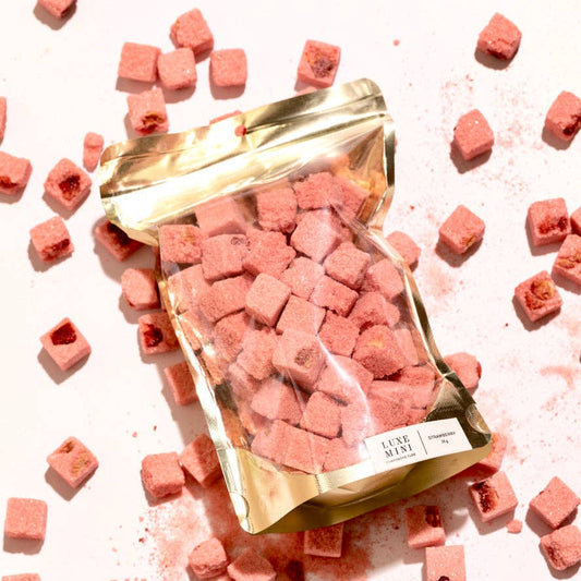LUXE Mixology Cube Sample Half Pound Bulk Bags: Strawberry