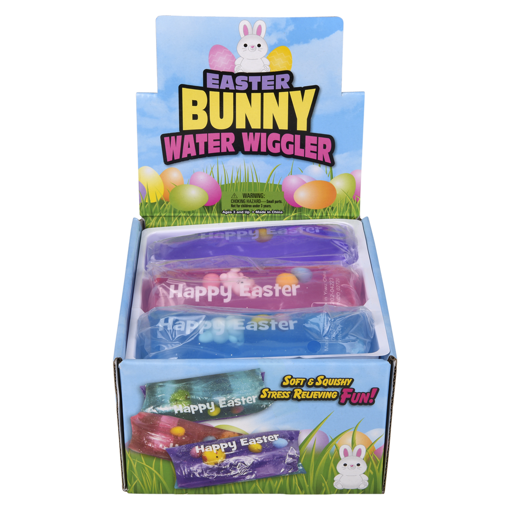 EASTER BUNNY JUMBO WATER WIGGLER 5"