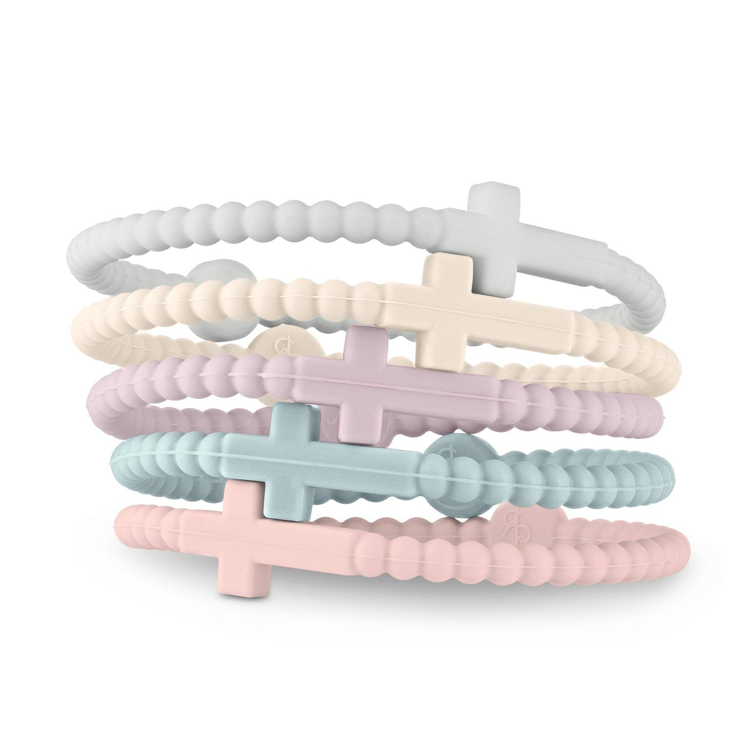 Jesus Bracelets (silicone cross bracelets): Serene (5 pack) / Extra Small