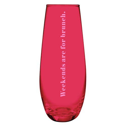 11.8oz Flute - Wknds Brunch