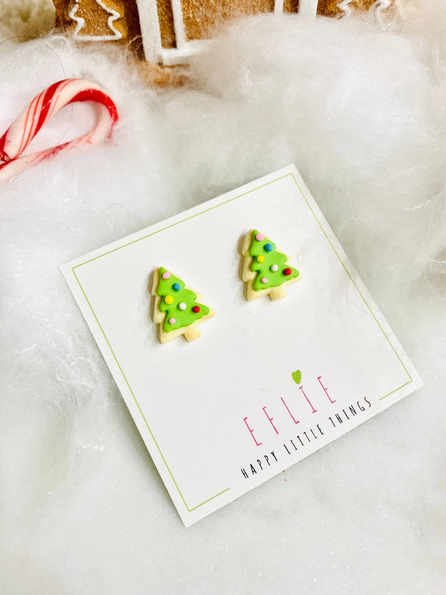 Christmas Tree Sugar Cookies Holiday Stud Earrings: I Want Them All!