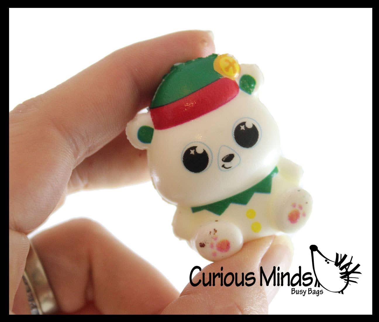 1 Mini Winter Animal Themed Slow Rise Squishy Toys - (6 Styl