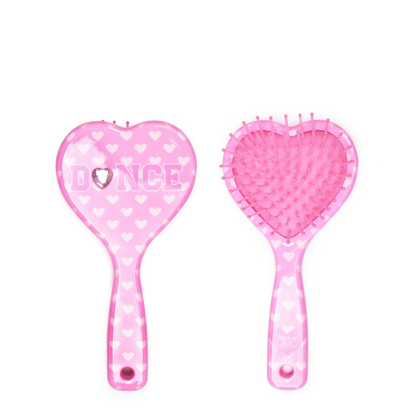 'Dance' Heart-Shaped Hairbrush