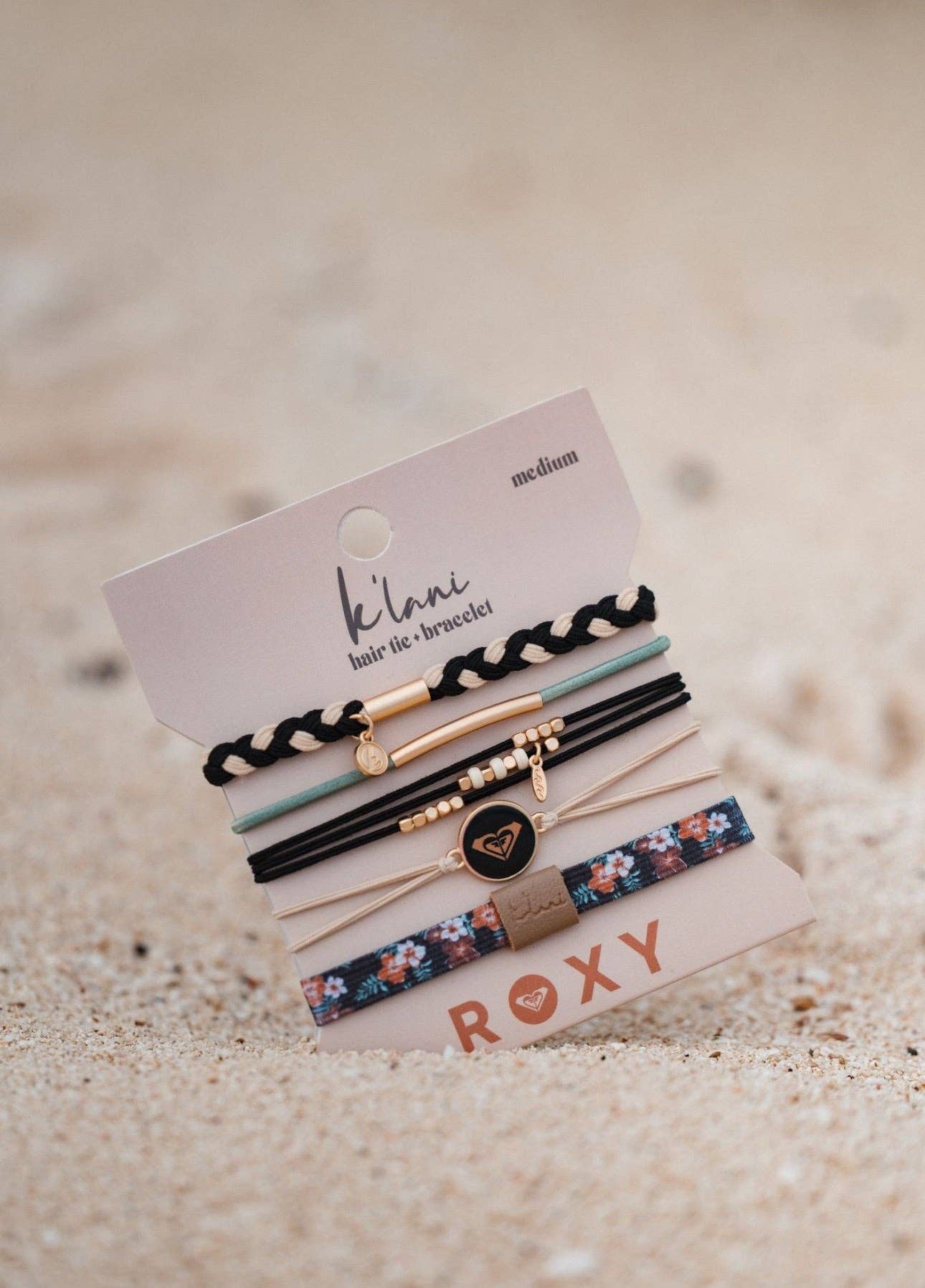 K'lani x Roxy Coastal Drift - Hair Tie Bracelet: Large