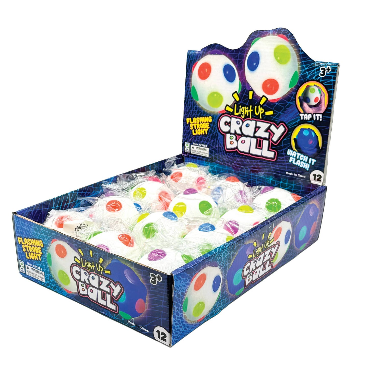 LIGHT UP CRAZY BALL 12/DSP