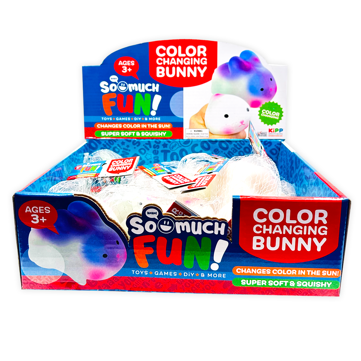 So Much Fun! Color Changing Bunny - 12/Display: Wholesale Price