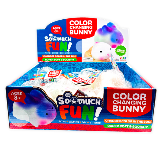 So Much Fun! Color Changing Bunny - 12/Display: Wholesale Price
