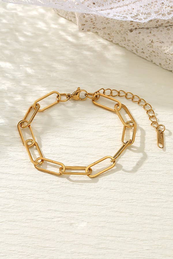 STAINLESS STEEL WATERPROOF TARNISH FREE BRACELET | 40B112: ROPE