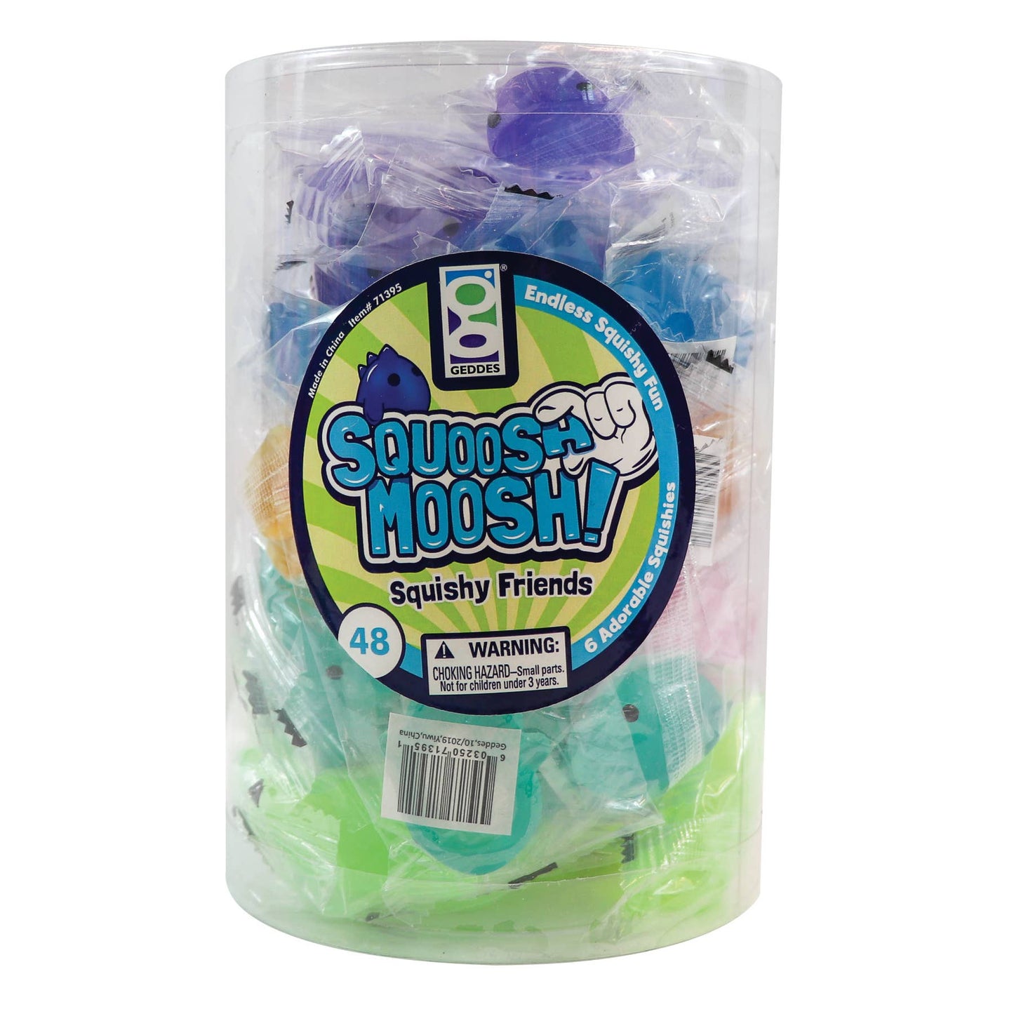 SQUOOSH MOOSH SQUISHY FRIENDS TOY 48/TUB