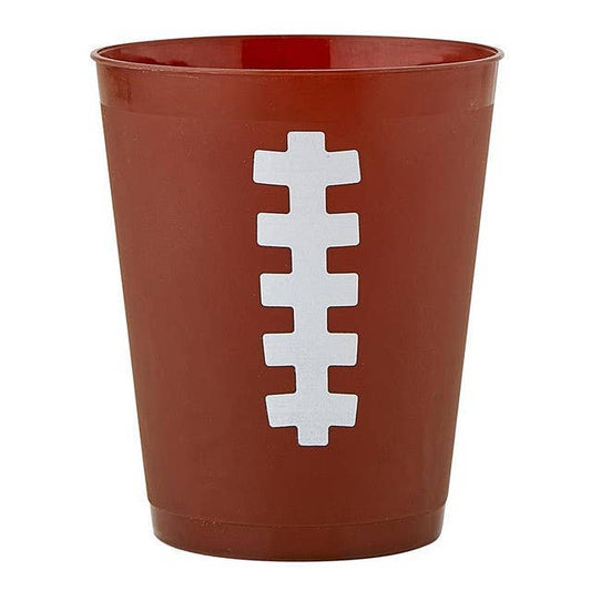 Cocktail Party Cups - Football - 8ct: 16 oz