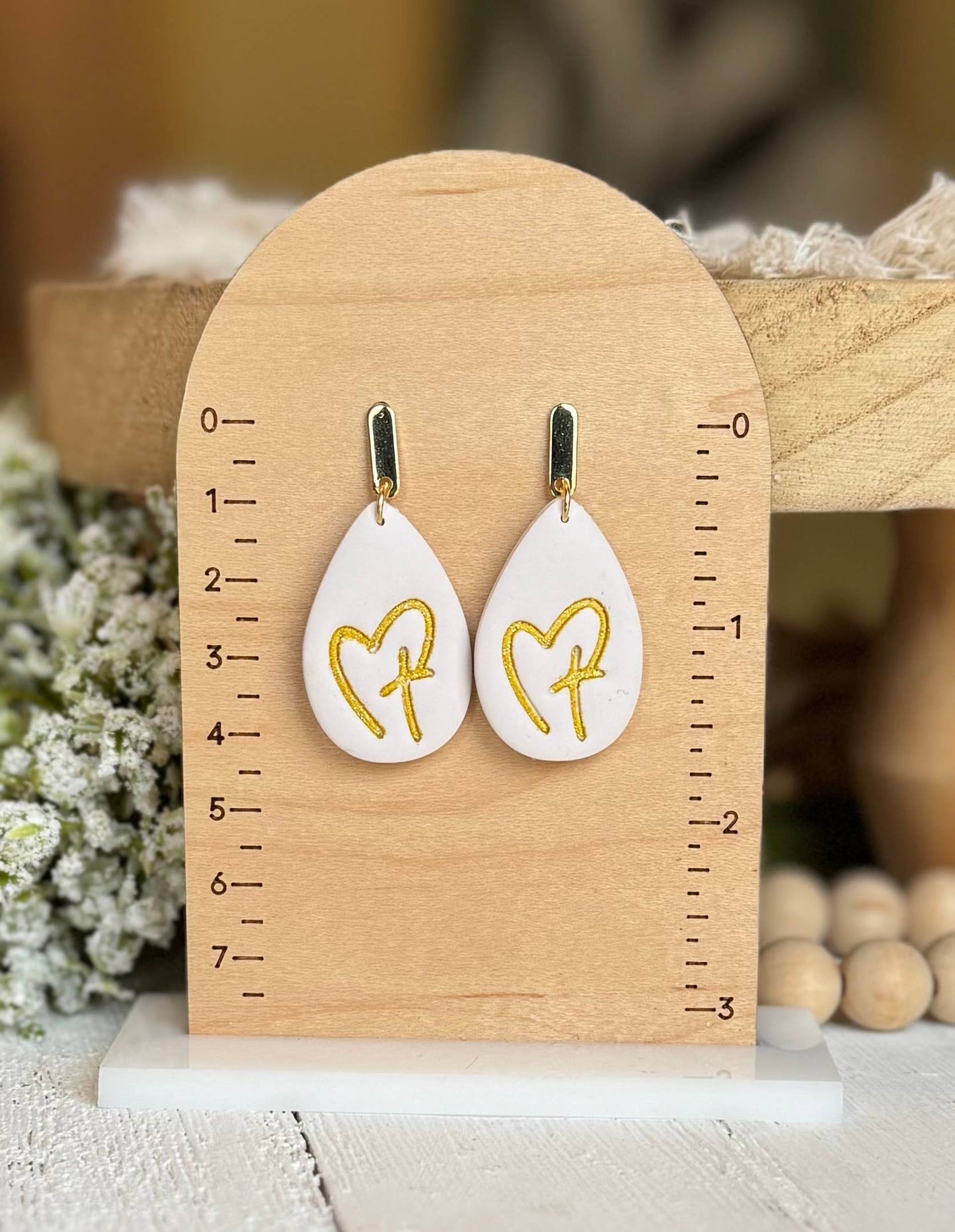 Religious Earrings : Jesus