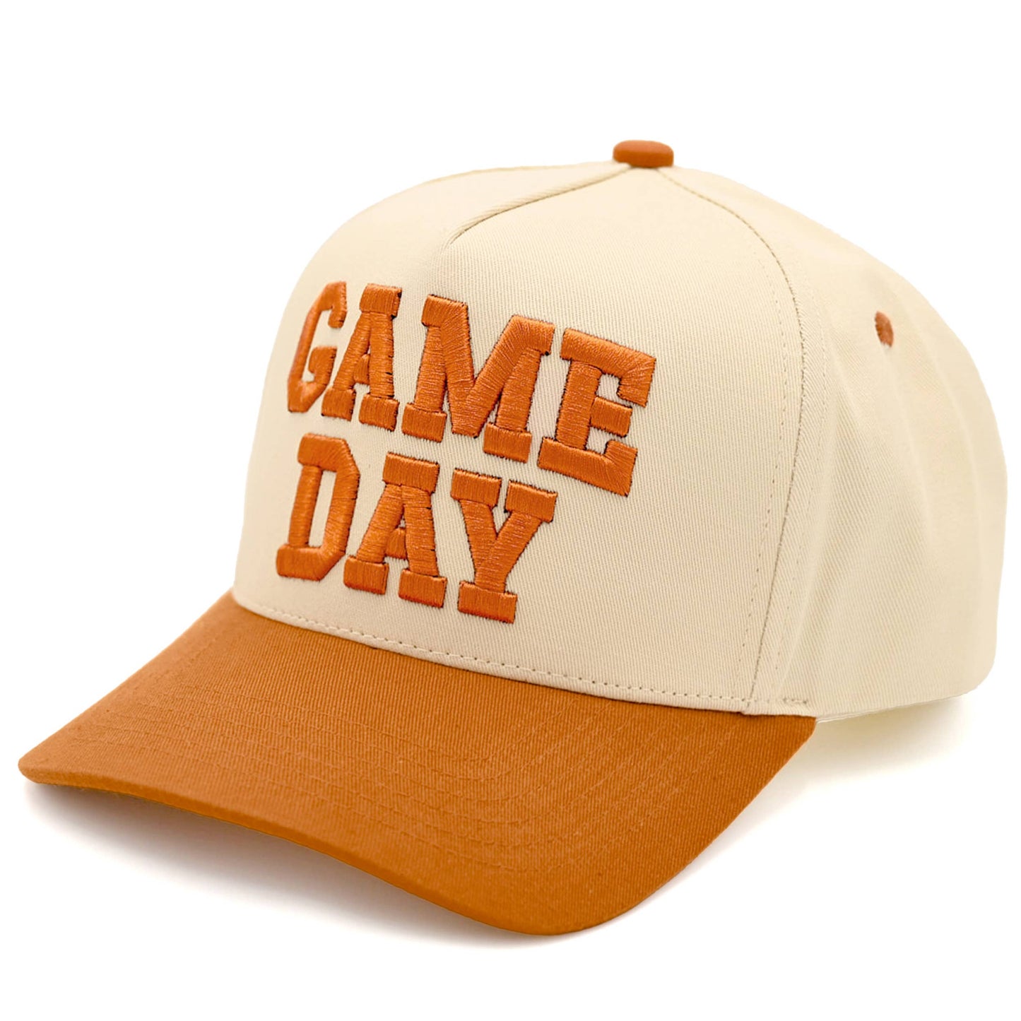 C.C GAME DAY Embroidered Cotton Baseball Cap: Dark Green