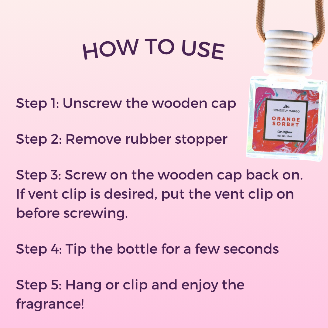 Car Diffuser: Vanilla Taffy Karina