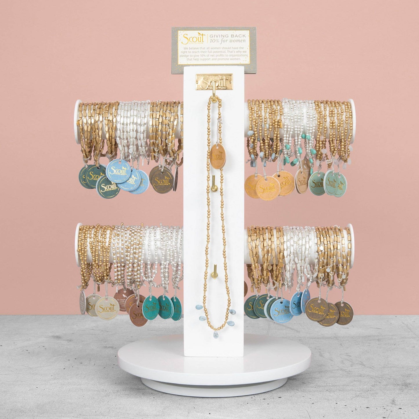 Necklace/Bracelet Spinning Display