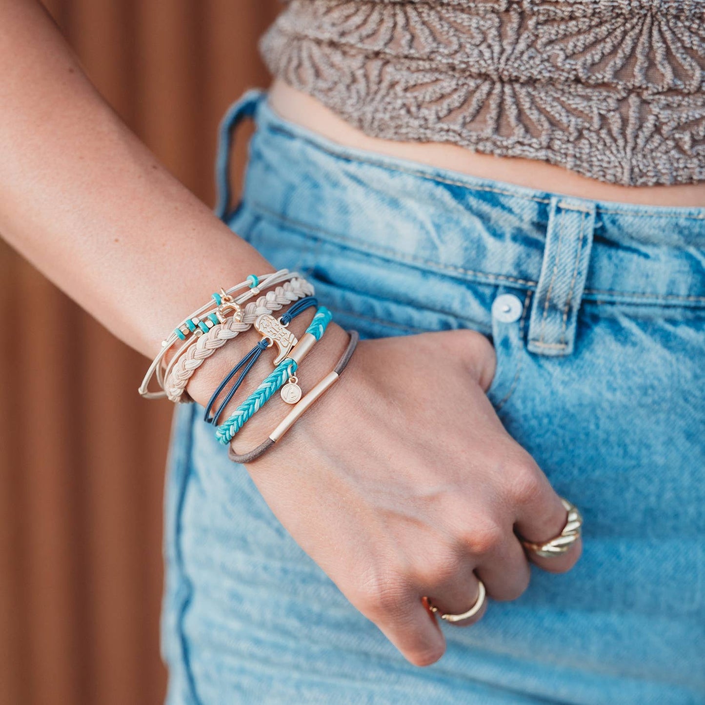 Stride Hair Tie Bracelets: Large