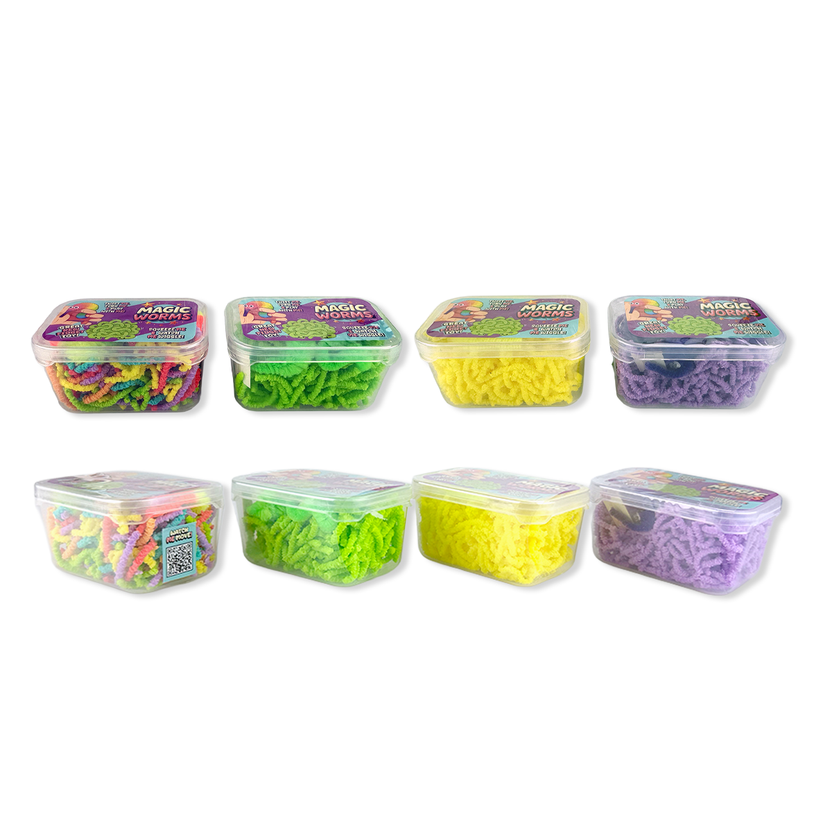 So Much Fun! Magic Worms Fidget Toy Assortment - 12/Display: Wholesale Price