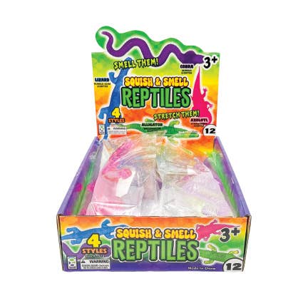 SQUISH N SMELL REPTILES  12/DSP