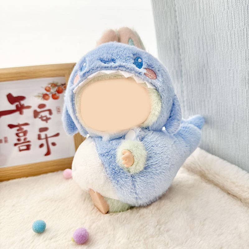 Labubu imitate Bee Shark Dinosaur Costume Cute clothes: Bee
