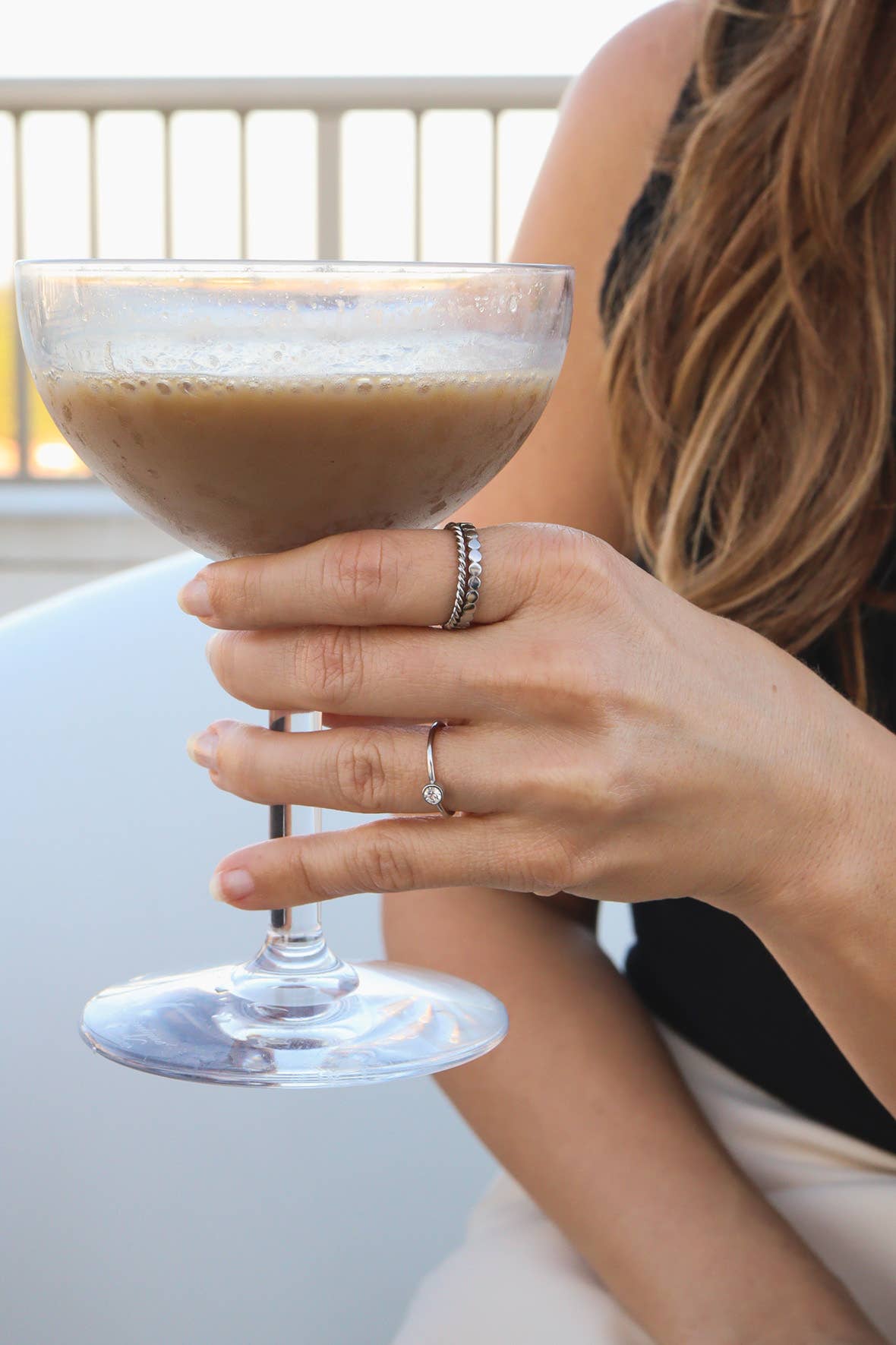Stainless Steel Braided Stacking Ring - Hypoallergenic: Gold / 7