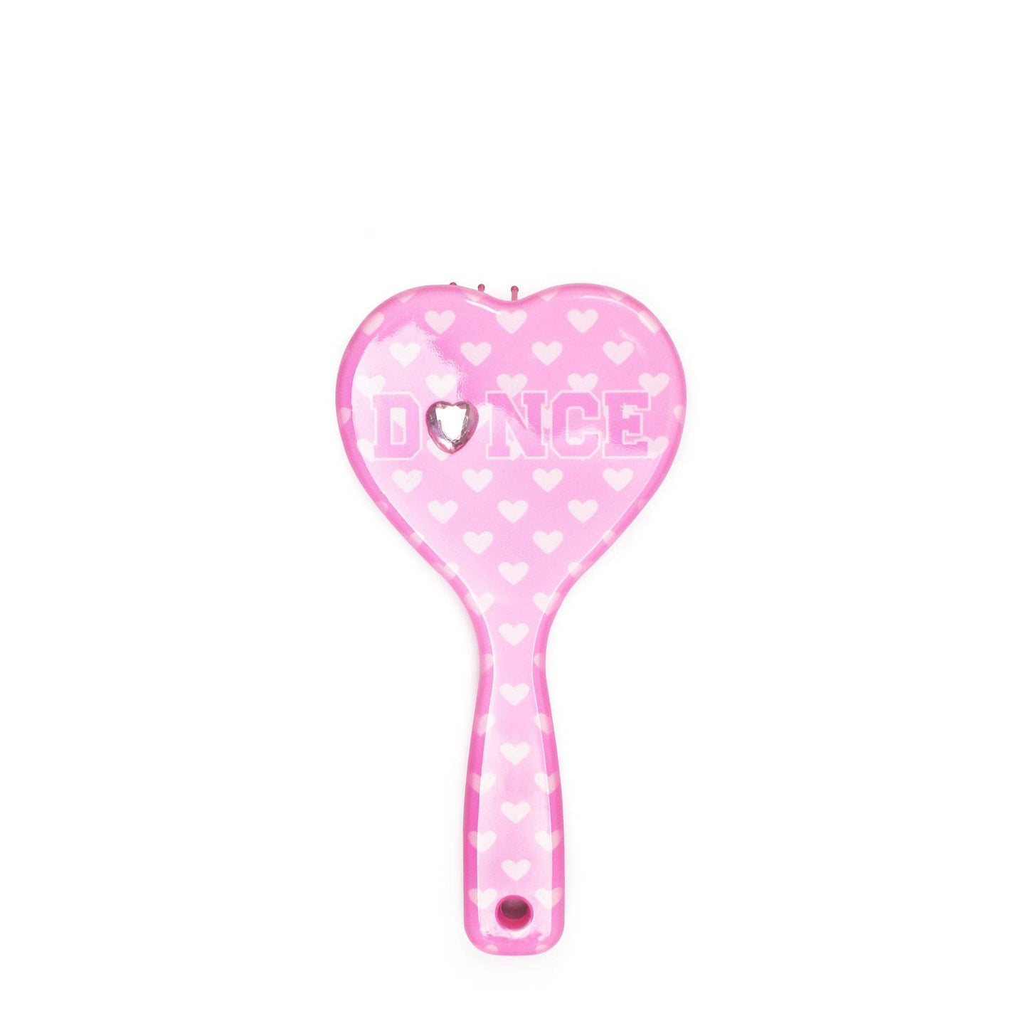 'Dance' Heart-Shaped Hairbrush