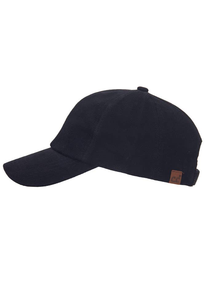 C.C Brushed Twill Baseball Cap: Dusty Rose