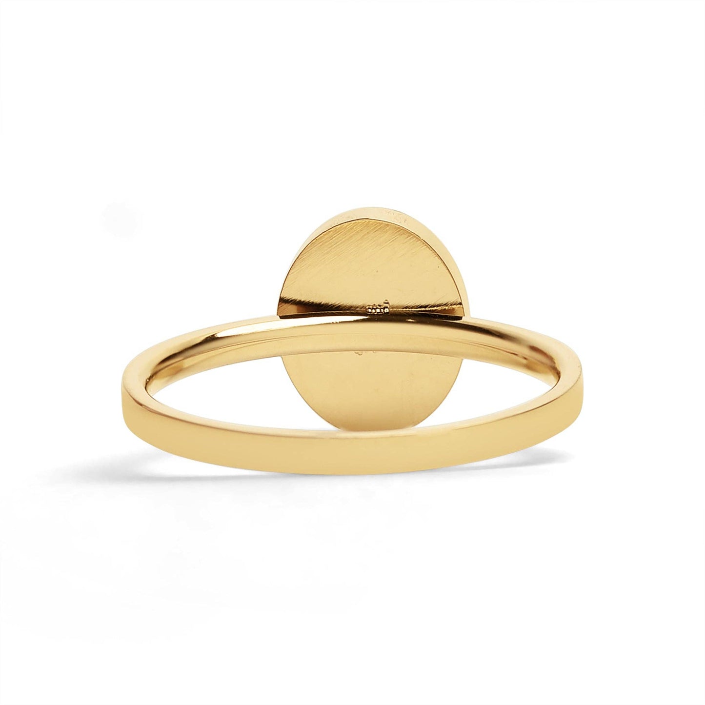 18K Gold PVD Stainless Steel Mood Ring : 4