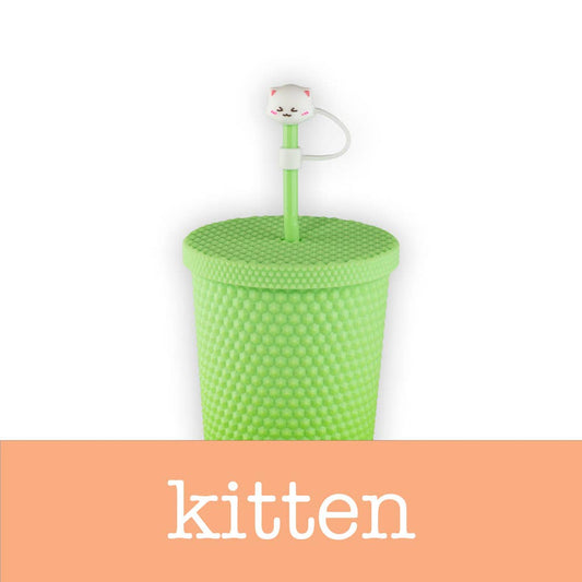 Straw Covers - Cute Animals | Kitten 7mm