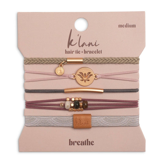 Breathe  Hair Tie Bracelets: Large