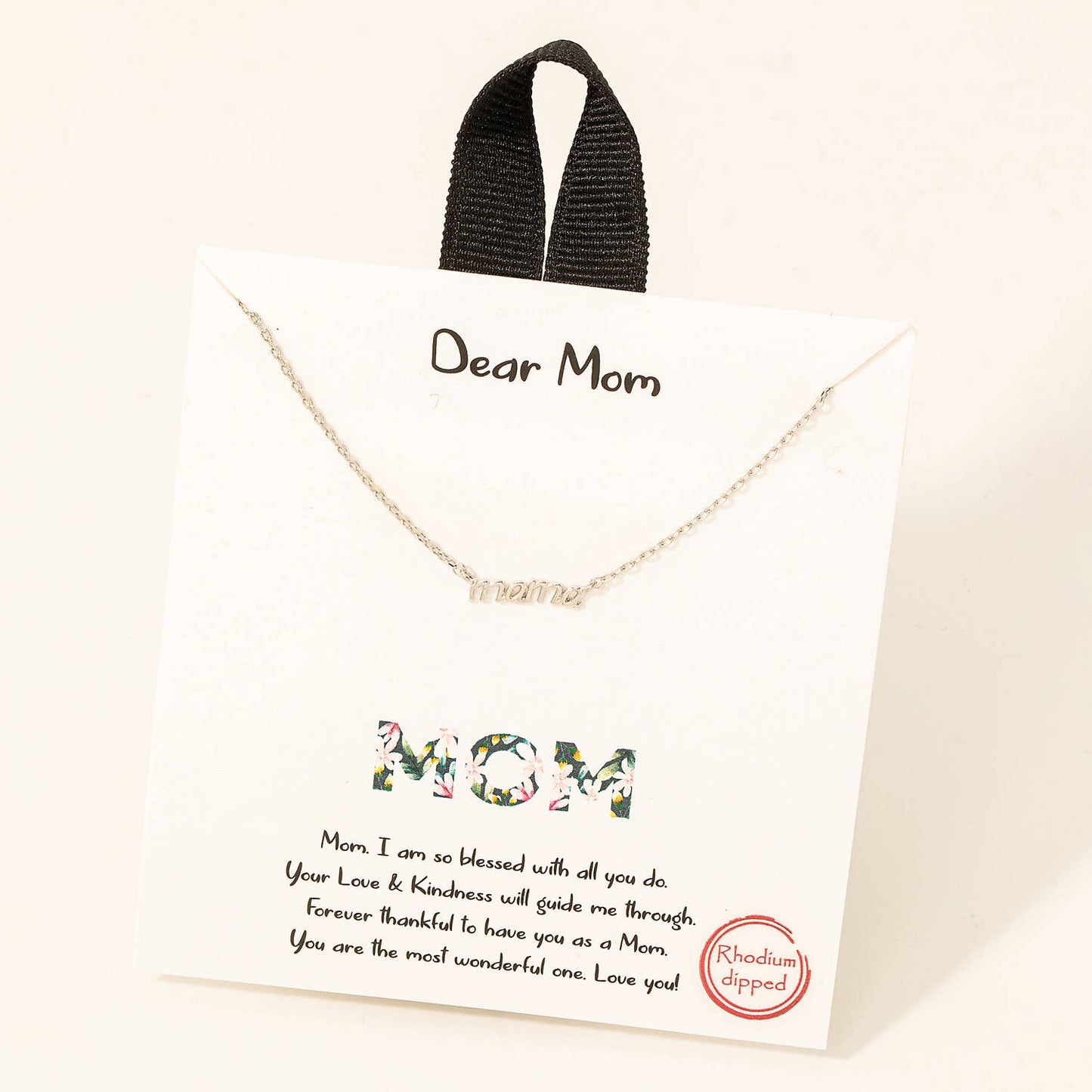 Dainty Mama Pendant Necklace: G