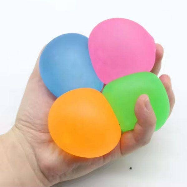 SugarSqueez Squishy Fidget Sugar Stress Ball (1pc) Assorted Colors: Glitter