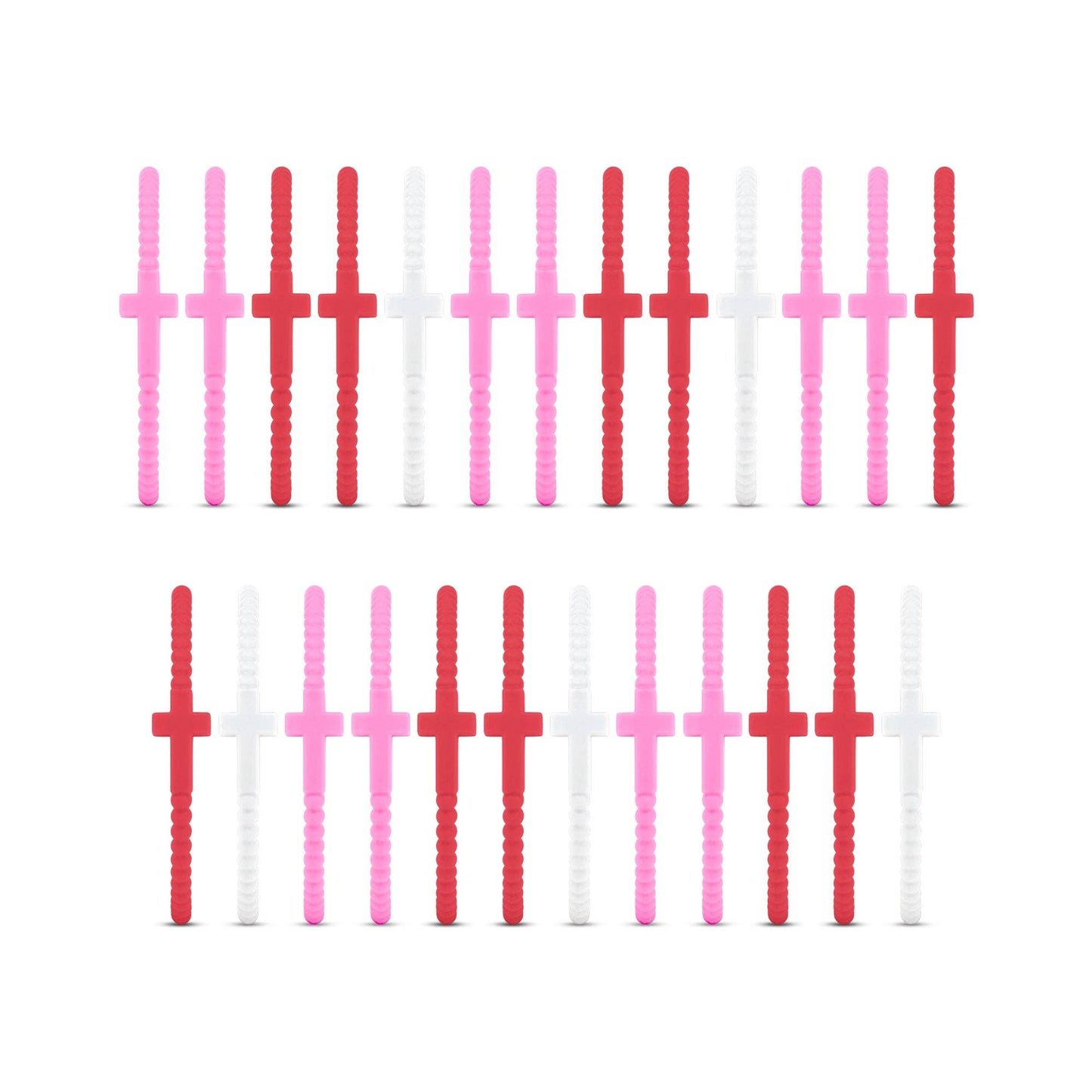 Jesus Bracelets - 25 Packs: Cotton Candy Sky (25 Pack) / Medium