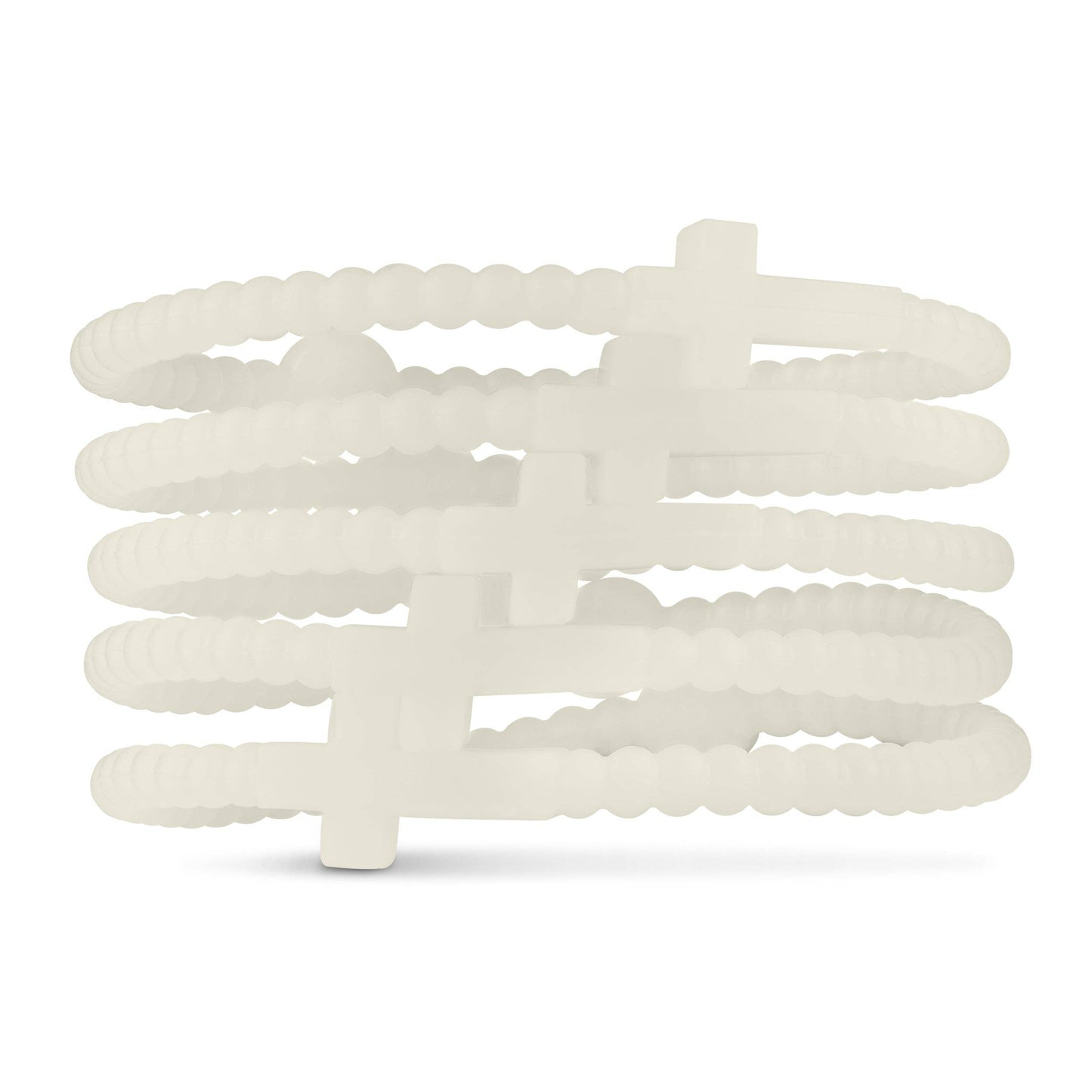 Jesus Bracelets (silicone cross bracelets): Serene (5 pack) / Small