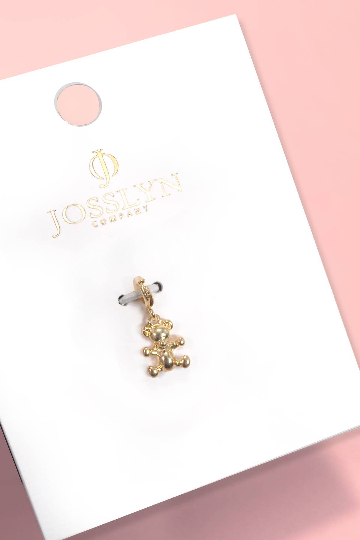 CHARM-18K REAL GOLD DIPPED WITH SPRING RING CLASP | 80CM1100: BOW1