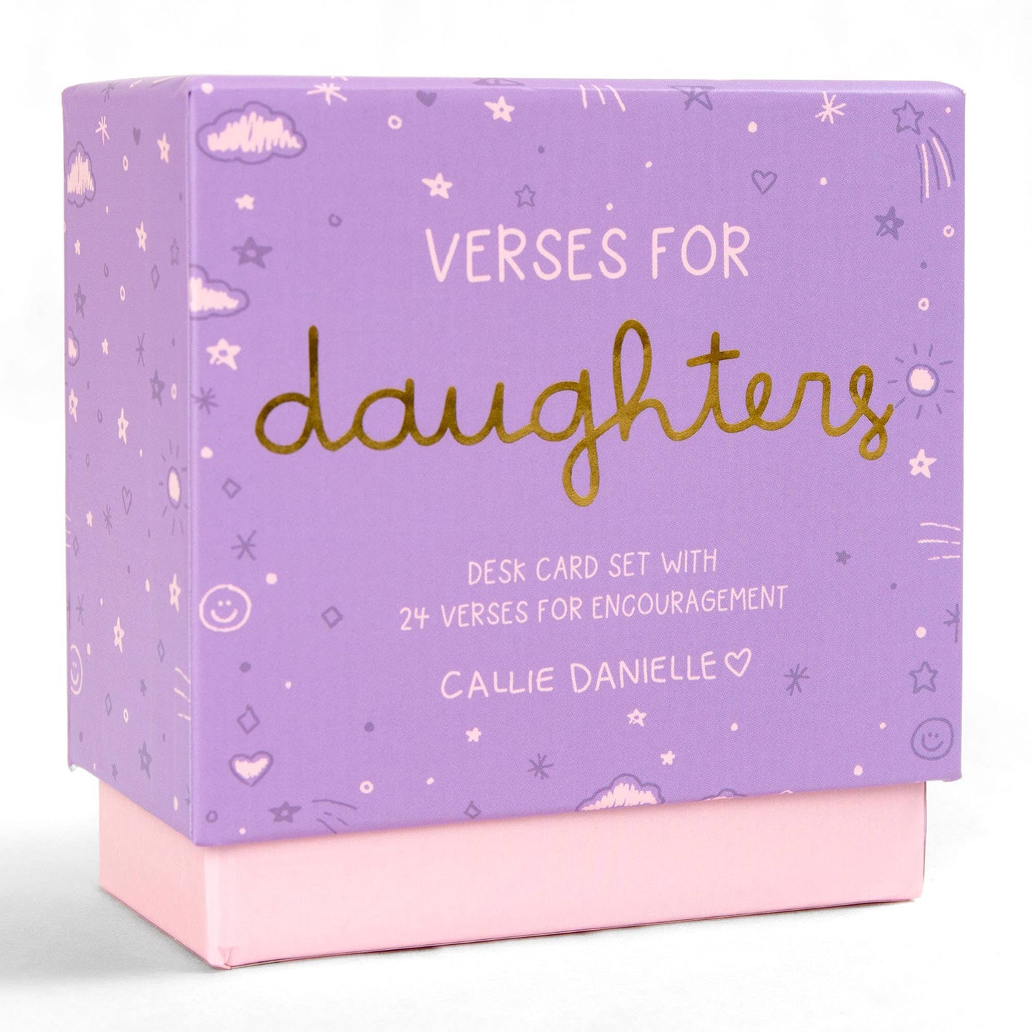 Verses for Daughters – Bible Verse Card Set + Display Stand