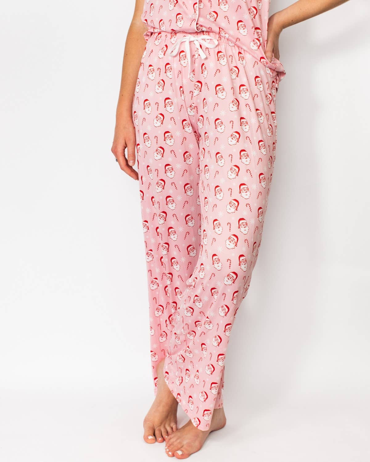 Candy Cane Cutie Sleep Pants   Light Pink/Red/White   -Asst.: Large