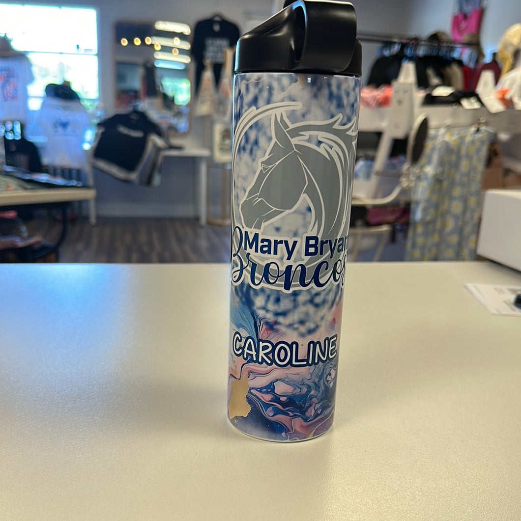 Mary Bryant Girls Water Bottle (customizable names)
