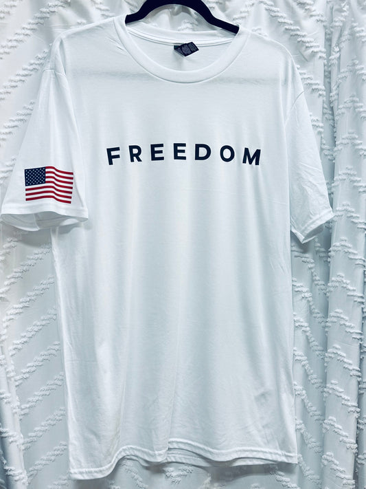 Freedom With Flag On Left Sleeve