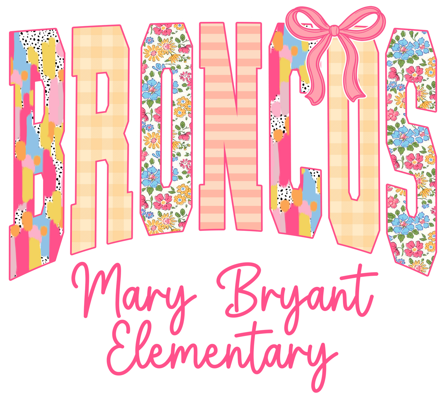 Mary Bryant Broncos Peach Shirt