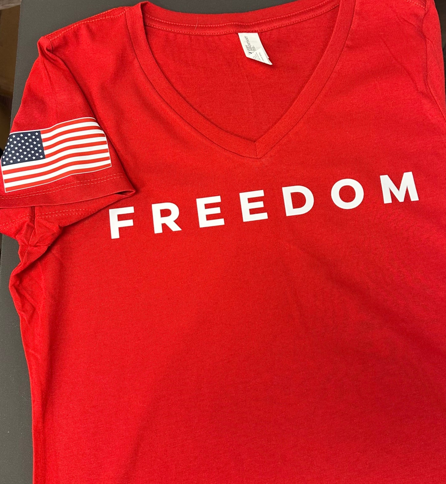 Freedom With Flag On Left Sleeve
